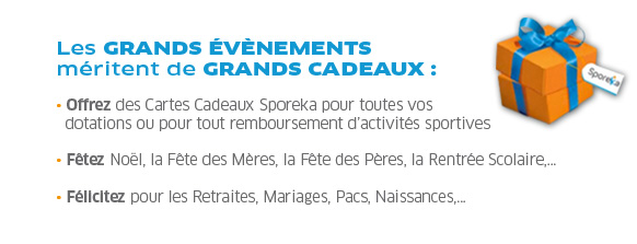 Les grands événements méritent de grands cadeaux